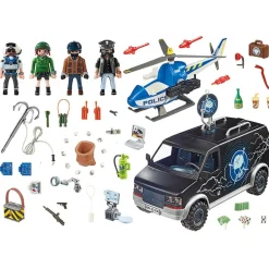 Playmobil - Police Helicopter Pursuit (70575)