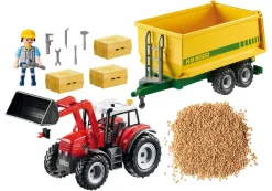 Playmobil - Tractor With Feed Trailer (70131)