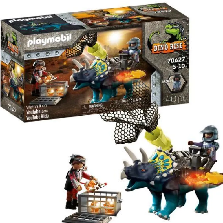 Playmobil - Triceratops Battle for the Legendary Stones (70627)