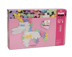 Plus Plus Puzzles - BIG - Pastel - Unicorn - 50 Pcs