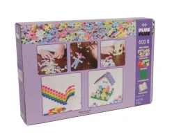 Plus Plus Puzzles - Pastel - Learn to Build - 600 Pcs