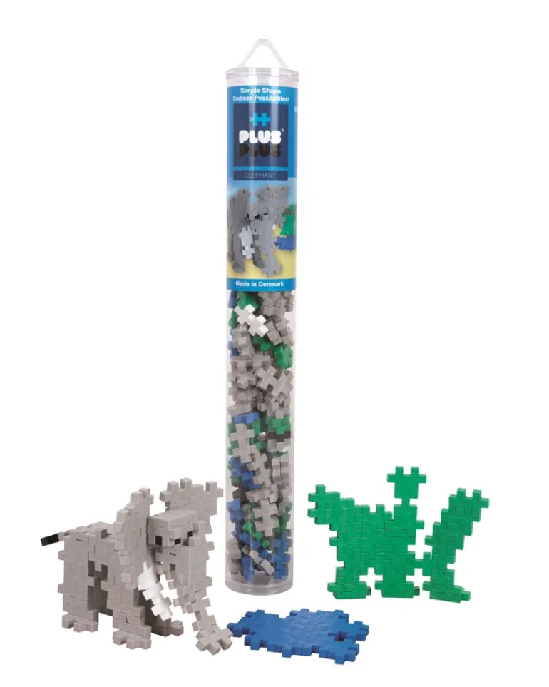 Plus Plus Puzzles - Tube - Elephant - 100 Pcs