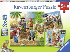 Ravensburger - 3 x 49Pc Adventure On The High Seas Puzzle