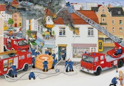 Ravensburger - 2 x 24Pc Busy Fire Brigade Puzzle