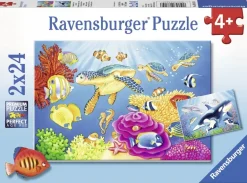 Ravensburger - 2 x 24Pc Colourful Underwater World Puzzle