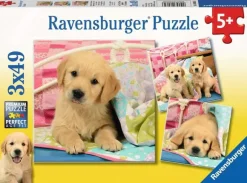 Ravensburger - 3 x 49Pc Cute Puppy Dogs Puzzle
