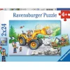 Ravensburger - 2 x 24Pc Diggers at Work Puzzle