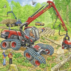 Ravensburger - 3 x 49Pc Giant Vehicles Puzzle