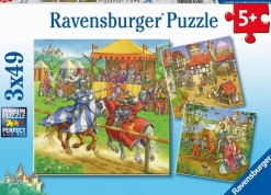 Ravensburger - 3 x 49Pc Life Of The Knight Puzzle