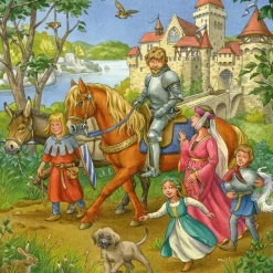 Ravensburger - 3 x 49Pc Life Of The Knight Puzzle