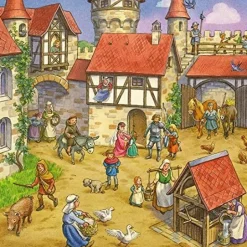 Ravensburger - 3 x 49Pc Life Of The Knight Puzzle