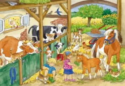 Ravensburger - 2 x 24Pc Merry Country Life Puzzle