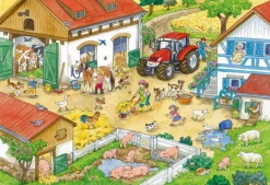 Ravensburger - 2 x 24Pc Merry Country Life Puzzle