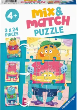 Ravensburger - 3 x 24Pc Mix-Up Monsters Puzzle