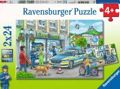 Ravensburger - 2 x 24Pc Police at Work Puzzle
