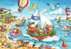 Ravensburger - 2 x 24Pc Seaside Holiday Puzzle