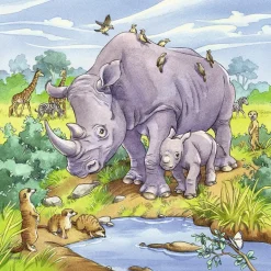 Ravensburger - 3 x 49Pc Wild Animals Puzzles