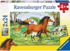 Ravensburger - 2 x 24Pc World of Horses Puzzle