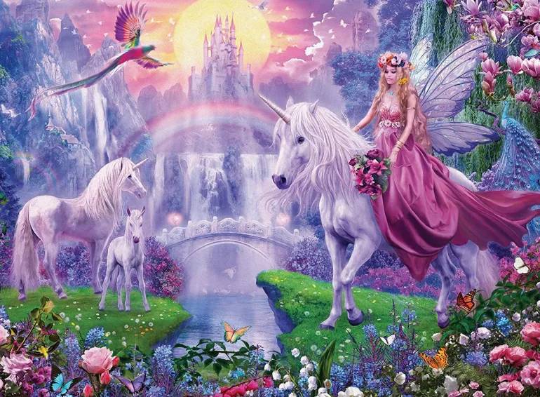 Ravensburger - 200Pc Unicorn Kingdom Puzzle