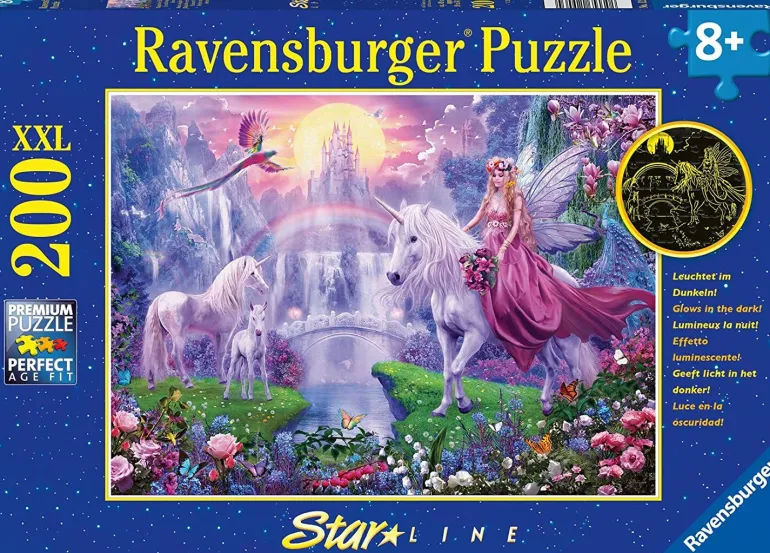 Ravensburger - 200Pc Unicorn Kingdom Puzzle