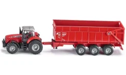 Siku - Massey Fergson Tractor with Trailer 1:87 Scale