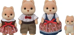 Sylvanian Families - Caramel Dog Family