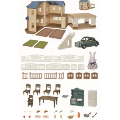 Sylvanian Families - Large House With Carport Gift Set