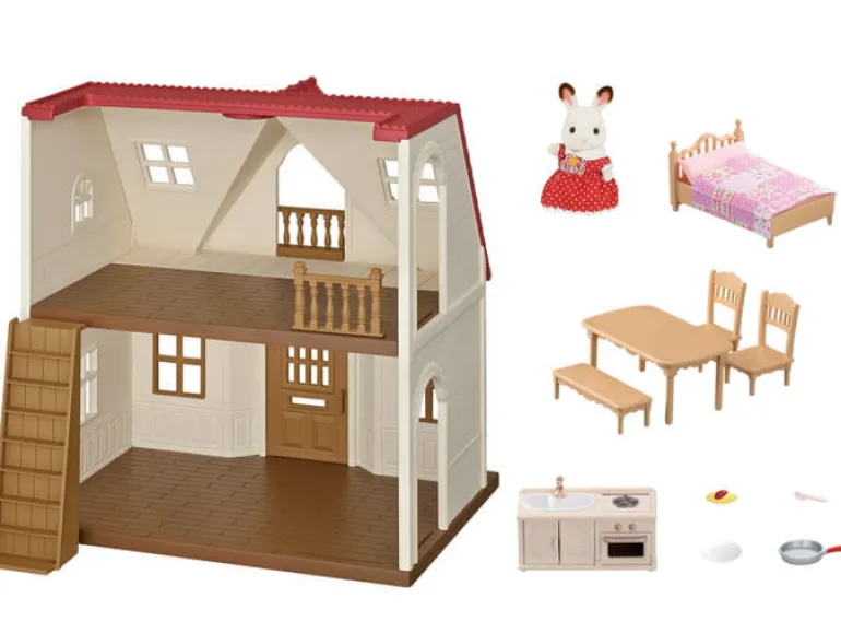 Sylvanian Families - Red Roof Cosy Cottage Starter Home