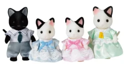 Sylvanian Families - Tuxedo Cat Family