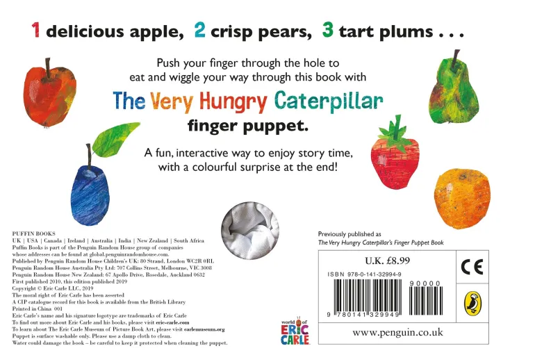 The Very Hungy Caterpillar Finger Puppet Book