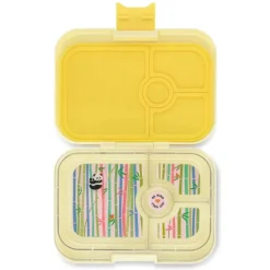 Yumbox - Bento Panino 4 Compartment Yellow Panda