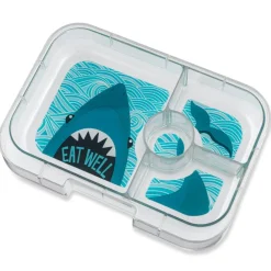 Yumbox - Bento Panino 4 Compartment Green Shark