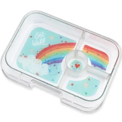 Yumbox - Bento Panino 4 Compartment Aqua Rainbow
